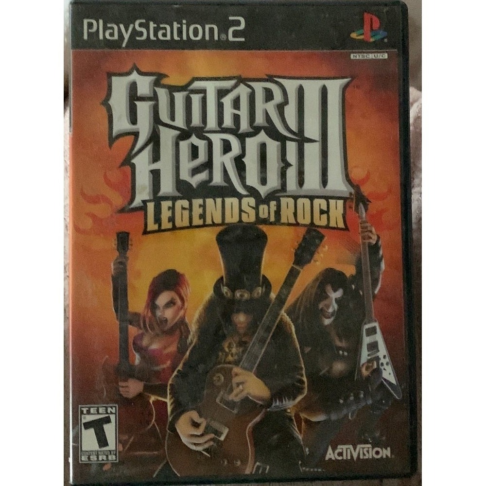 Guitar Hero III Legends of Rock For‎ Playstation 2